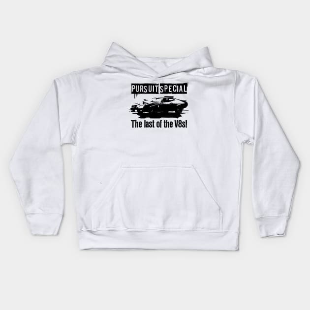 Mad Max Pursuit Special Interceptor "The Last Of The V8s" Kids Hoodie by CultureClashClothing